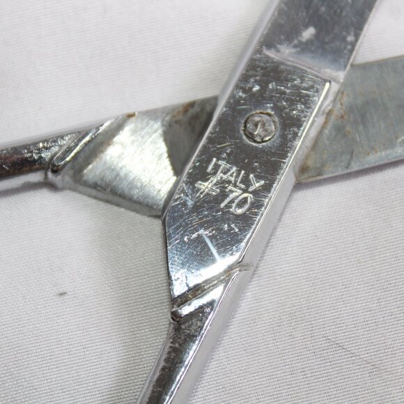 Vintage Lot Of 4 Scissors J.A.Henckels, Wilbert, Italy #70, Unbranded - Picture 3 of 14